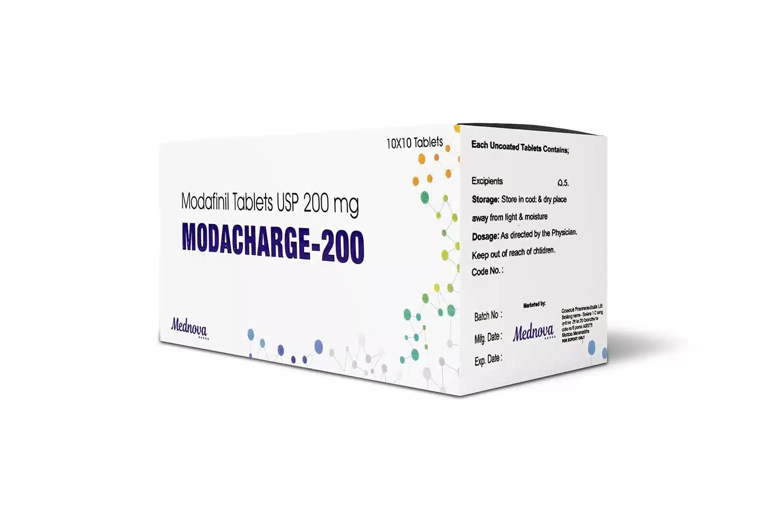 Modacharge 200 mg – Modafinil Product Information - Photo 2