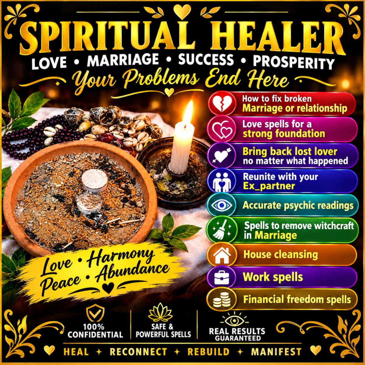  Simple and Certified Lost Love spells to get your ex lost partner back. - Photo 3