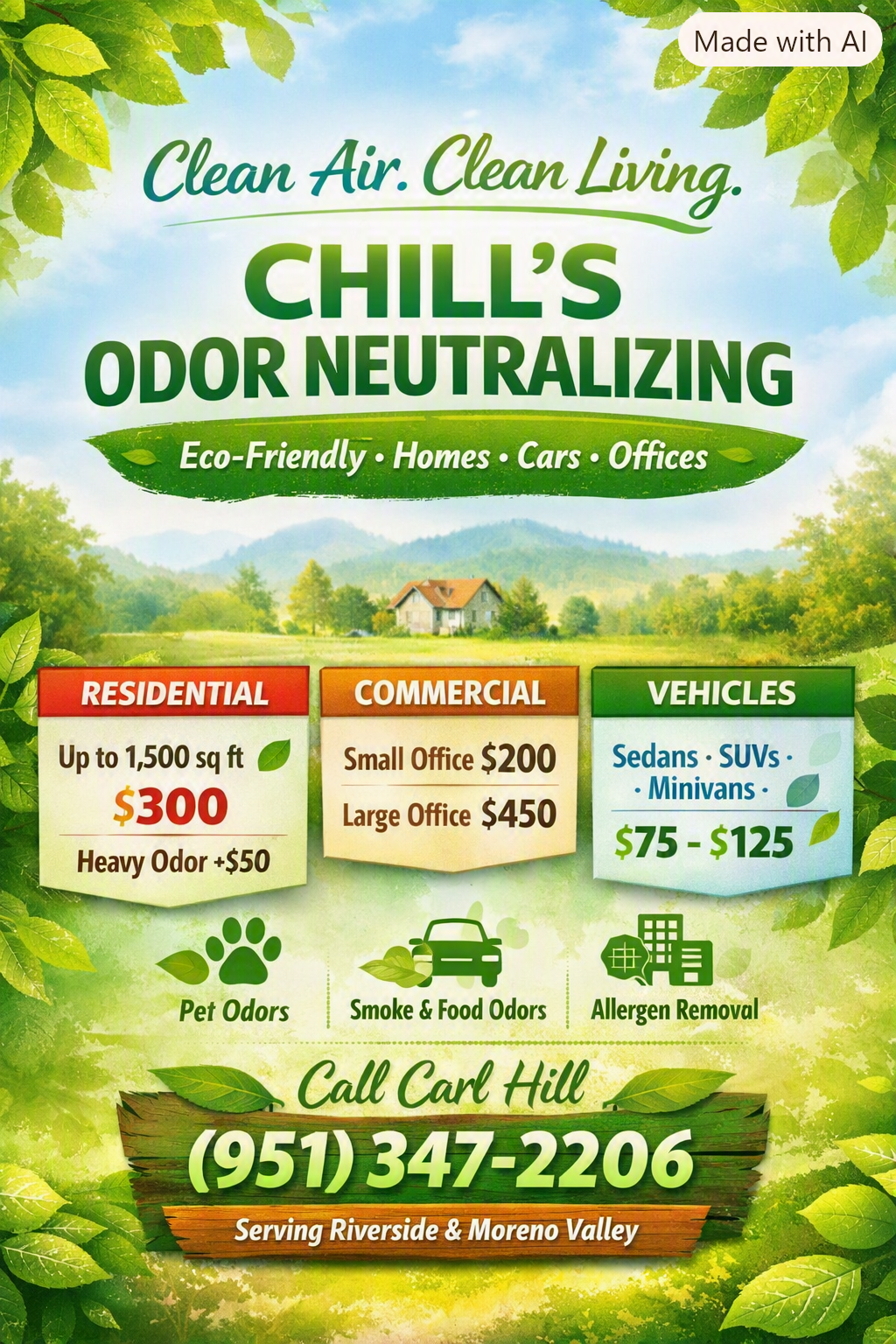 Chill's Odor Neutralizing service - Photo 1