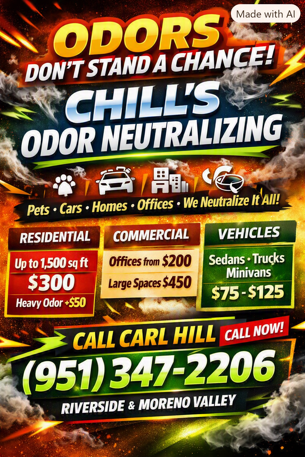Chill's Odor Neutralizing service - Photo 2