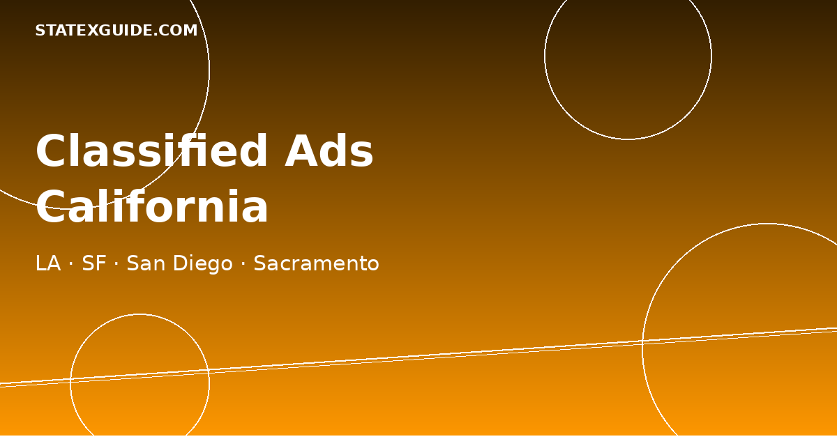 Best Classified Ad Sites in California 2026