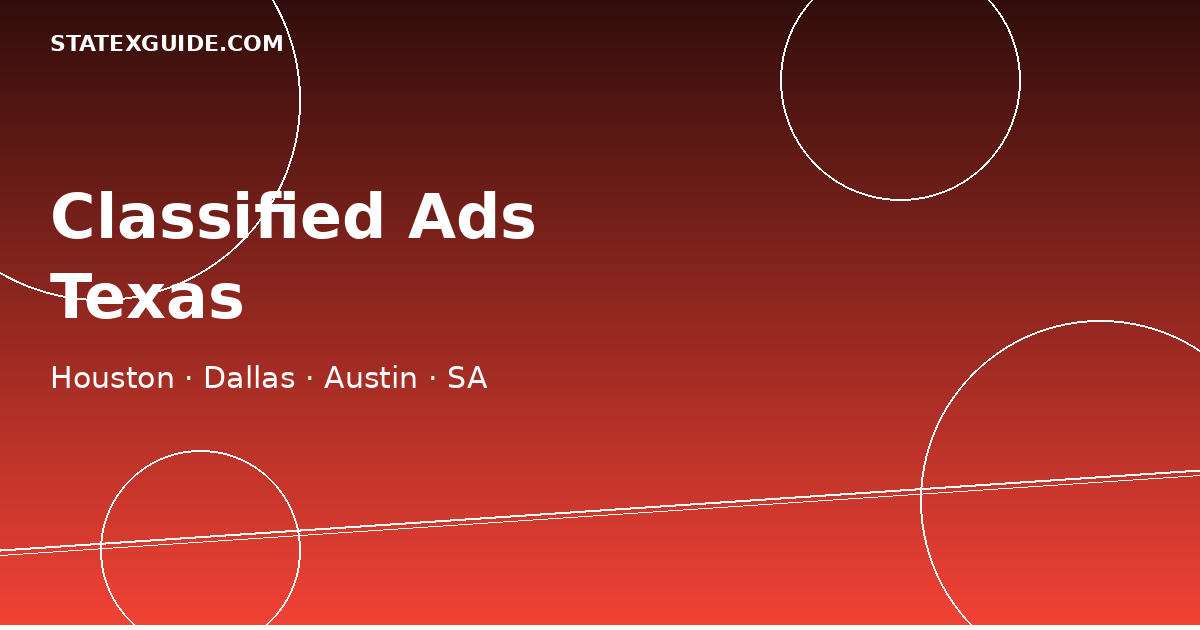 Best Classified Ad Sites in Texas 2026